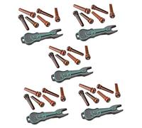 HEMOTON 5sets Guitar Tuning Pin Replacement Professional Guitar Bridge Pin Puller Made of Safe Material Easy to Install