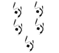 HEMOTON 5sets Portable Mini Microphone for Singing Recording Phone Microphones Small for Podcasting and Travel