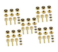 HEMOTON 5sets Trumpet Buttons for Repair Sturdy Metal Design Practical Replacement Parts for Trumpet Maintenance and Valve Support