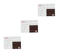 HEMOTON 6 Sets Piano Keyboard Stencil Kit 88/61/54/49 Key Piano Stickers Electronic Organ Sticker for Easy Learning