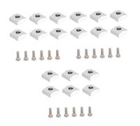 HEMOTON 6 Sets Tapping Screws for Electric Guitar Locking Nut Blocks Zinc Iron Alloy Screws Easy Install