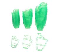 HEMOTON 60pcs Bottle Hanging Nets Plastic Saline Bottle Storage Covers 100ml 250ml 500ml Hospital Infusion Supplies with Net Holder for Medical Use