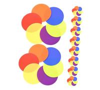 HEMOTON 60pcs Removable Carpet Spot Markers for Classroom Floor Soft Round Dot Stickers for Preschool Kindergarten Spatial Learning Layouts for Group Activities and Indoor Games