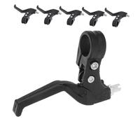 HEMOTON 6pcs Aluminum Alloy Bike Brake Lever Set Lightweight Replacement Handlebar Brake Handles for Cycles Compatible with Road and Folding Bikes Easy Installation