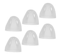 HEMOTON 6pcs Bottle Caps Replacement Wide Mouth Bottle Lids for Milk Boy Girl Plastic Glass Jar Caps