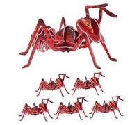 HEMOTON 6pcs Cardboard Ant Puzzle Stem Preschool Science Kit Creative DIY Insect Model Educational Building for Teens Boys