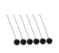 HEMOTON 6pcs Cat Tree Tower Replacement Attachment Furry Cat Dangling Balls Present Toy