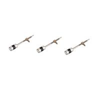 HEMOTON 6pcs Chrome Mounted Cello Bow Screw Metal Replacement Parts for Cellist String Instruments Accessories