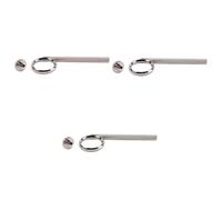 HEMOTON 6pcs Cornet Accessory Metal Trumpet Slide Ring Finger Pull Ring for Trumpet Lovers Replacement Part