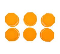 HEMOTON 6pcs Gas Can Caps Replacement with Coarse Thread for Fuel Tank and Gas Can, Impact Resistant Plastic Caps with Rubber Seal, Effortless Installation for Long Journeys and Engine Use