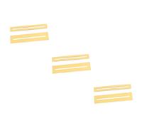 HEMOTON 6pcs Gold Fretboard Protectors for Guitar and Bass Guards for Luthier Use Protects Fretboard during Fret Work Flexible Tool for Musicians