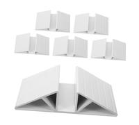 HEMOTON 6pcs Groove Fittings for Pet Gates No-tool Installation Flexible Space Adaptation for Indoor Safety Barriers Gate Grooves Compatible with Stairgates and Pet Fences