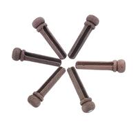 HEMOTON 6pcs Guitar Bridge End Pins Acoustic Guitar String Pins Set Pegs for Strings