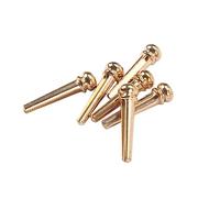 HEMOTON 6pcs Guitar Bridge Pins String Pegs for Acoustic Guitars Bridge Pins Replacement End Included