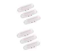 HEMOTON 6pcs Guitar Pickup Bobbin Screw Side Humbucker Bobbin for Guitar Mounting for Pickup Makers Accessories