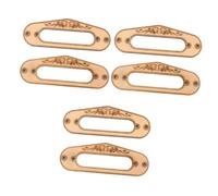 HEMOTON 6pcs Guitar Pickup Frame for Tl Style Electric Guitars Single Coil Pickup Ring Humbucker Ring Mounting Inner Hole