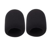 HEMOTON 6pcs Mic Protectors Microphone Sponge Covers for Ktv Microphone Wind Cover Pop Shield Accessory Screen