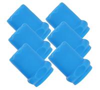 HEMOTON 6pcs Microphone Holder Drop Resistant Sleeves Slip Ring for Ktv Party Stage Conference Easy to Use Protective Tools