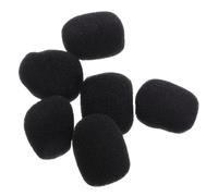 HEMOTON 6pcs Mini Wireless Lavalier Microphone Foam Covers Windscreens 25x20x6mm Sponge Protector for Lapel Mics Suitable for Conference and Vlogging Use