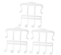HEMOTON 6pcs Music Book Clips Page Holder Sheet Music Clips Music Score Holder Book for Piano Score and Clamp