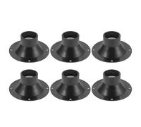 HEMOTON 6pcs Plastic Audio Speaker Horn Tweeters 95mm High-frequency Treble Horns for Home Theater Event Setups Compact Sound System Speaker Parts