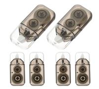 HEMOTON 6pcs Portable Correction Tape Strong Adhesive and Dual Gear Construction, Mini School Correction Tapes for Bulk Writing Supplies, for School Season Decor and Office Use