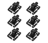 HEMOTON 6pcs Rotatable Hydration Hose Clips for Water Bladder Tube Clamp with Quick Installation Positioning Compatible with Backpack Straps for Camping Hiking Outdoor Activities