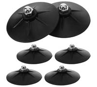 HEMOTON 6pcs Rubber Suction Cups for Boxing Bag Strong Suction Base for Punching Bag Accessories Stable Training Stand for Home Gym Removable Easy to Store