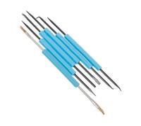 HEMOTON 6pcs Solder Assist Tool Set with Ergonomic Carbon Steel Design for Computer and Tv Circuit Board Soldering, Suitable for Right-Handed or Left-Handed Use
