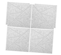 HEMOTON 6pcs Soundproofing Panel Pads Acoustic for Music Soundproofing Wall Sound Absorbers Fire Resistant Board