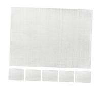 HEMOTON 6pcs Stainless Steel Wire Mesh Screen Repair Patch for Car Bumper Reinforcement Plastic Welding Kit with Nails Use Thermoplastic Welding Mesh for Rapid Auto Bumper Fix