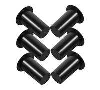 HEMOTON 6pcs Sturdy Desktop Microphone Stand Plastic Base Accurate Balance for Boys and Girls Tabletop Mic Holder