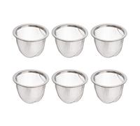 HEMOTON 6pcs Teapot Replacement Mesh Strainer Infuser Metal Teapot Replacement Mesh Strainer Insert Tea Pot Parts Accessories 5CM