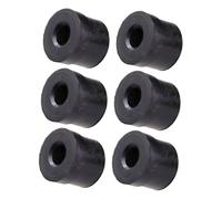 HEMOTON 6pcs Trombone Water Key Rubber End Caps Slide Protector Pads for Brass Instrument Trombone Parts Grips