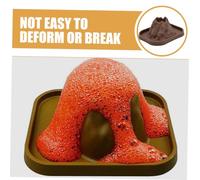 HEMOTON 6Pcs Volcano Science Kit DIY Model Educational Volcano Prop for Creative Experiments and Realistic Eruption Demonstration