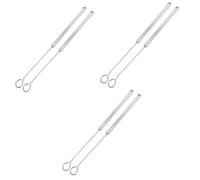 HEMOTON 6pcs Wire Drum Brushes Metal Handles for Jazz Drumming Compact Design for Easy Portability for Beginners and
