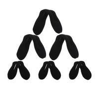 HEMOTON 6pcs Women Hair Bun Maker Tool Set Easy to Use Reusable Fabric Sponge Metal Hair Accessories for Daily Life and Parties for Messy and Neat Buns