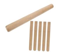 HEMOTON 6pcs Wooden Handle Replacement for Farm Tools Ergonomic Grip Smooth Finish Garden Tool Handles Easy and Quick Swap for Hoe Spade Hammer Durable Hardwood