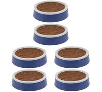 HEMOTON 6sets Plastic Pigeon Nest Bowls with Cushioned Mats Bird Egg Breeding Supplies for Racing Pigeons Doves and Birds