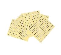 HEMOTON 7pcs Guitar Scale Stickers Fretboard Stickers Guitar Fretboard Decal Easy Peel Portable Design