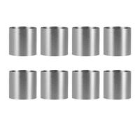 HEMOTON 8 Pcs Mini Cake Ring Cake Molds Cake Rings Stainless Steel Mousse Mould Mousse Tart Ring Round Sushi Mold Baking Tool for DIY Home Kitchen Chocolate
