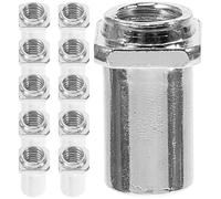HEMOTON 80pcs Drum Swivel Nuts Replacement for Floor Tom Snare Drum Lugs Spare Parts for Floor Setup