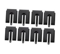 HEMOTON 8pcs Cb Ham Radio Microphone Holder Car Radio Support Clip Hand Mic up
