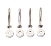 HEMOTON 8pcs Complete Neck Joint Bushings Bolts for Electric Guitar and Bass Guitar Parts