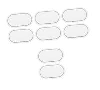 HEMOTON 8pcs Drumhead Patch Protector for Kick Drum Nonslip Drum Pad for Single Double Pedal Reduces Unwanted Vibrations Overtones Sound Quality for Drummers