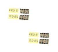 HEMOTON 8pcs Guitar Fretboard Stickers Notes Chords Scale Decals for Fingerboard Music Practice Beginners Students Random Color