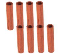 HEMOTON 8pcs Guitar Maintenance Wood Truss Rod Tube Covers Bass Guitar Supplies for Repair