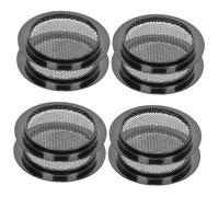 HEMOTON 8pcs Metal Dobro Sound Screen Guitar Soundhole Covers Inserts for Resonator Guitar Acoustic Hole Cover Parts Accessories for Soundhole Protection