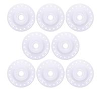 HEMOTON 8pcs Plastic 3d Printing Pen Base Stand for Enhanced Desk Organization and DIY Tool Compatibility, White Plastic Pen Holder Rack Suitable for Creative Needs and Home Office Use