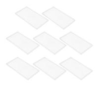 HEMOTON 8pcs Plastic Banknote Container with 10-bill Capacity, Dust-proof and Portable Currency Case for Bills and Documents, for Preservation and Collection at Exhibitions